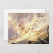 Regenboog boven Yellowstone, Moran 1900 Briefkaart (Voorkant / Achterkant)