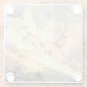 Regenboog boven Yellowstone, Moran 1900 Glazen Onderzetter (Achterkant)