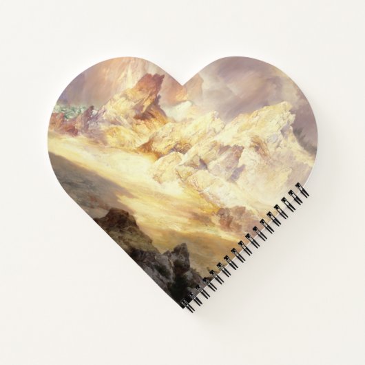 Regenboog boven Yellowstone, Moran 1900 Notitieboek (Achterkant)