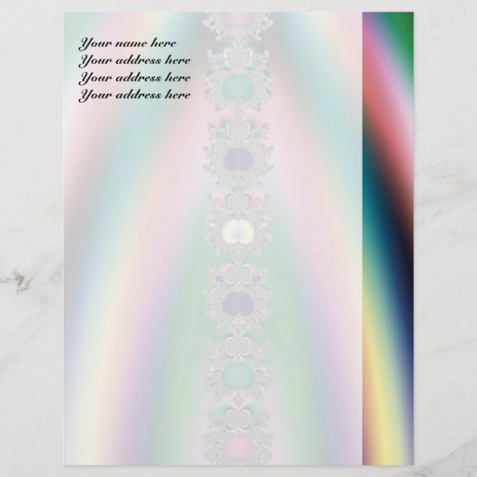 Regenboog Briefhoofd Ontwerp (Voorkant)