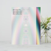 Regenboog Briefhoofd Ontwerp (Staand voorkant)