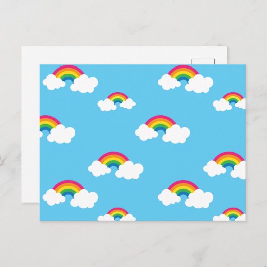 Regenboog Briefkaart (Voorkant / Achterkant)
