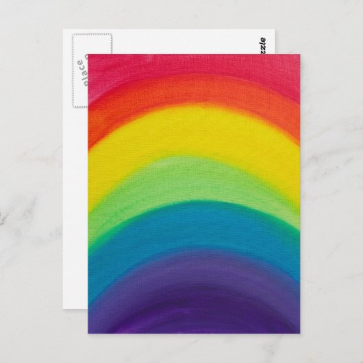 Regenboog Briefkaart (Voorkant / Achterkant)