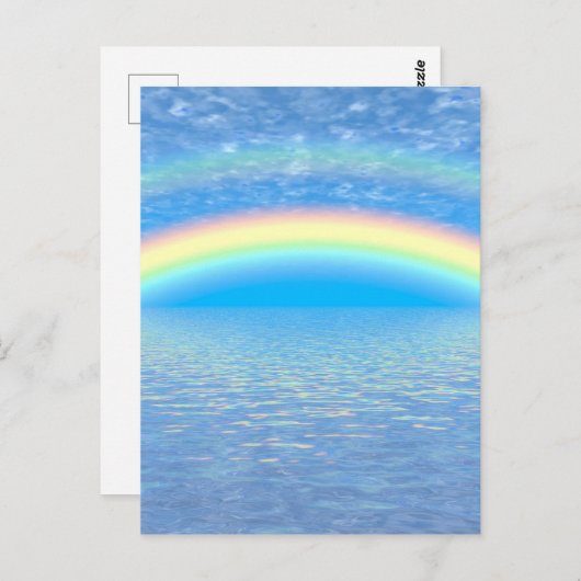 Regenboog Briefkaart (Voorkant / Achterkant)