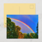 REGENBOOG BRIEFKAART (Voorkant / Achterkant)