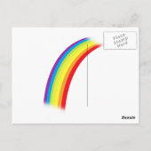 Regenboog Briefkaart (Achterkant)