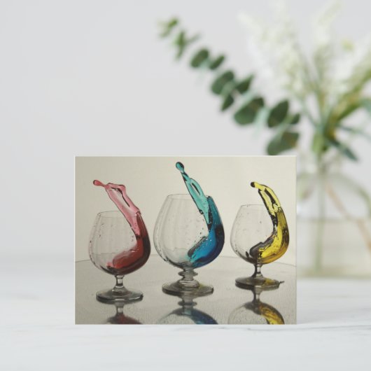 Regenboog Briefkaart (Staand voorkant)