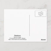 Regenboog Briefkaart (Achterkant)