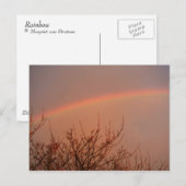 Regenboog Briefkaart (Voorkant / Achterkant)