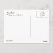 Regenboog Briefkaart (Achterkant)