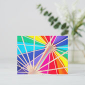 Regenboog Briefkaart (Staand voorkant)