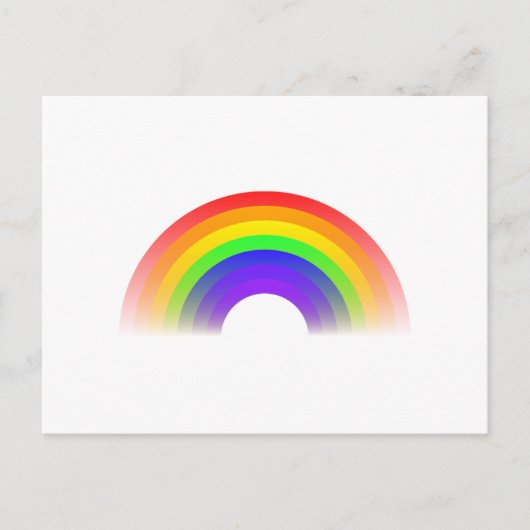 Regenboog Briefkaart (Voorkant)