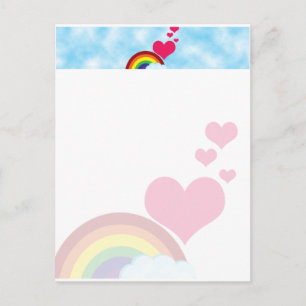  regenboog briefkaart