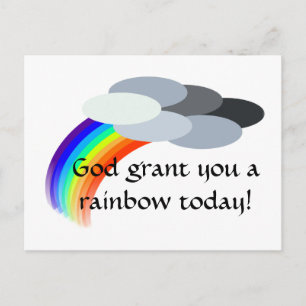 regenboog briefkaart