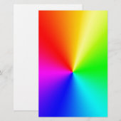 Regenboog Briefpapier (Voorkant / Achterkant)