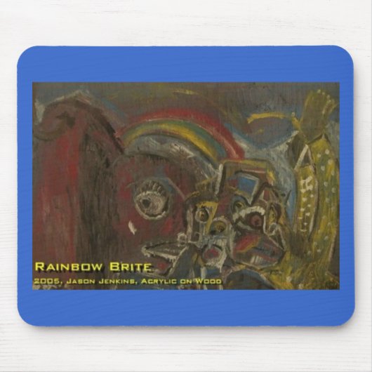 Regenboog Brite Muismat (Voorkant)