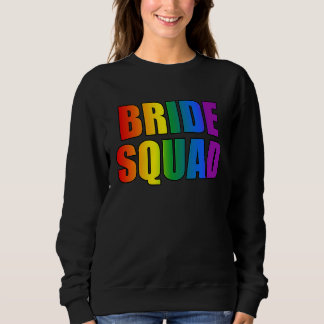Regenboog Bruids Trouwfeest Lesbische LGBT Bruidsm Trui
