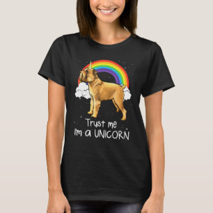 Regenboog Brussels Griffon Vertrouw Me Ik Ben Een T-shirt