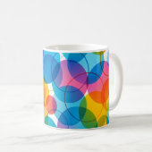 Regenboog Bubbel Koffiemok (Voorkant rechts)