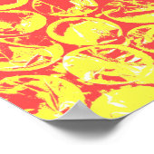 Regenboog bubbelplastic popart poster (Hoek)