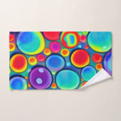 Regenboog Bubbles Bad Handdoek (Handdoek)