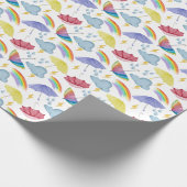 Regenboog Buien Inpakpapier (Hoek)