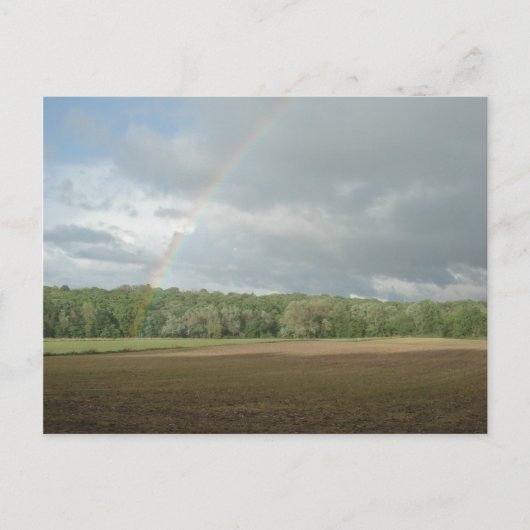 Regenboog buiten St. Clair, MO Briefkaart (Voorkant)