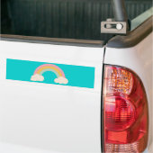 regenboog bumpersticker (Op Truck)