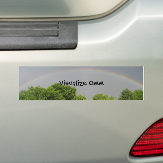 Regenboog Bumpersticker (Op auto)