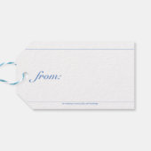 Regenboog Cadeaulabel (Achterkant Horizontaal)