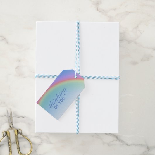 Regenboog Cadeaulabel (Met Touw)