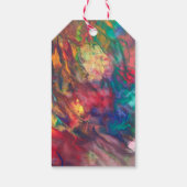 Regenboog Cadeautag Kleurrijk Feest Groovy Cadeaut Cadeaulabel (Achterkant)