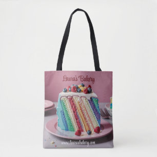 Regenboog Cake Foodie Bakkers Boodschappentas Tote Bag