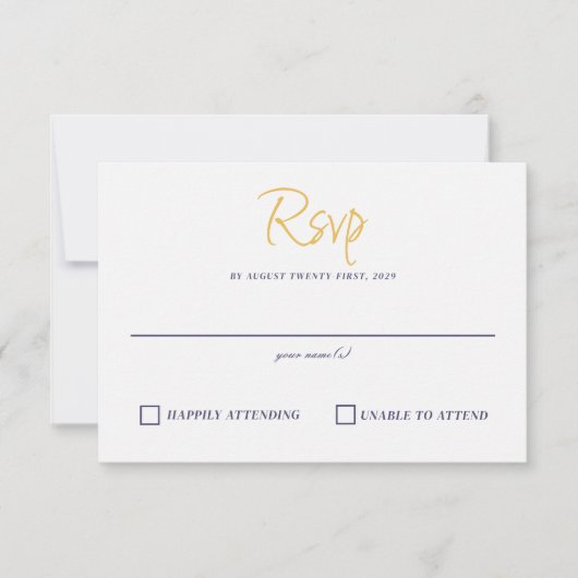 Regenboog Cake RSVP Kaartje (Voorkant)