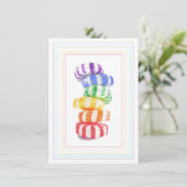 REGENBOOG CANDY 4.5x6.25 Platte kaart (Staand voorkant)