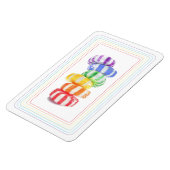 REGENBOOG CANDY 4x6 Flexibele Magneet (Linkerzijde)