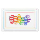 REGENBOOG CANDY 4x6 Flexibele Magneet (Horizontaal)