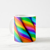 Regenboog Candy Canes 2 Koffiemok (Voorkant links)