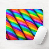 Regenboog Candy Canes 2 Muismat (Met muis)