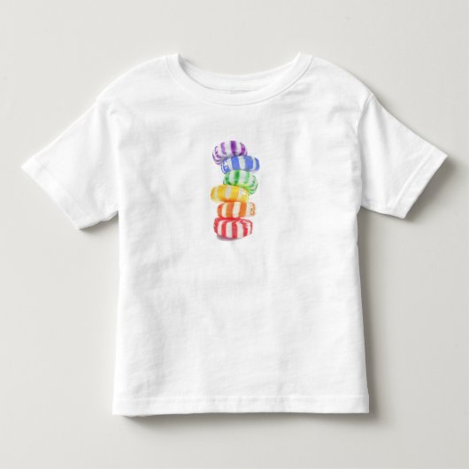 REGENBOOG CANDY Peuter T-shirt (Voorkant)