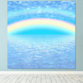 Regenboog Canvas Afdruk (Insitu (Houten vloer))
