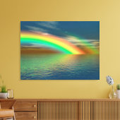 Regenboog Canvas Afdruk (Insitu (Woonkamer))
