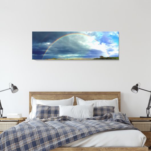 Regenboog Canvas Afdruk (Insitu (Slaapkamer))