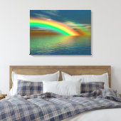 Regenboog Canvas Afdruk (Insitu (Slaapkamer))