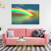 Regenboog Canvas Afdruk (Insitu (Woonkamer))
