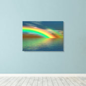 Regenboog Canvas Afdruk (Insitu (Houten vloer))