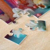 Regenboog Carnaval Popcorn Legpuzzel (Zijkant)