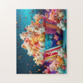 Regenboog Carnaval Popcorn Legpuzzel (Verticaal)