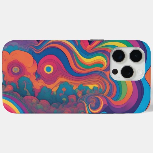 Regenboog Case-Mate iPhone Case (Achterkant (horizontaal))