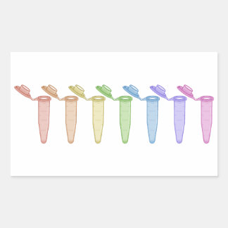 Regenboog Centrifugebuis Sticker